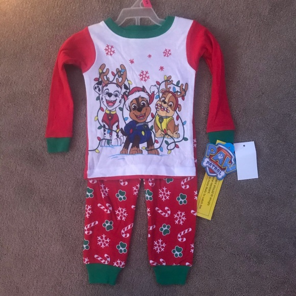 Paw patrol Christmas pajamas NWT - Picture 1 of 1